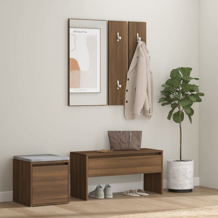 Set De Mobilier Pentru Hol, , Lemn Prelucrat