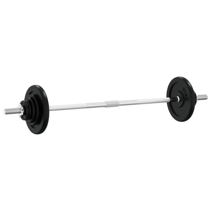 Set De Halteră Cu Discuri, 30 Kg, Fontă