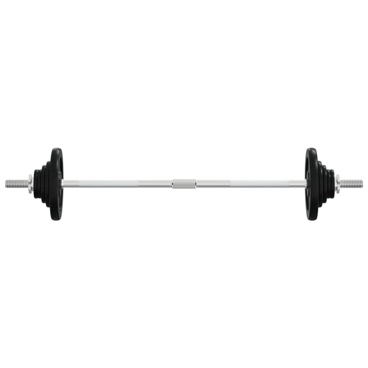 Set De Halteră Cu Discuri, 30 Kg, Fontă