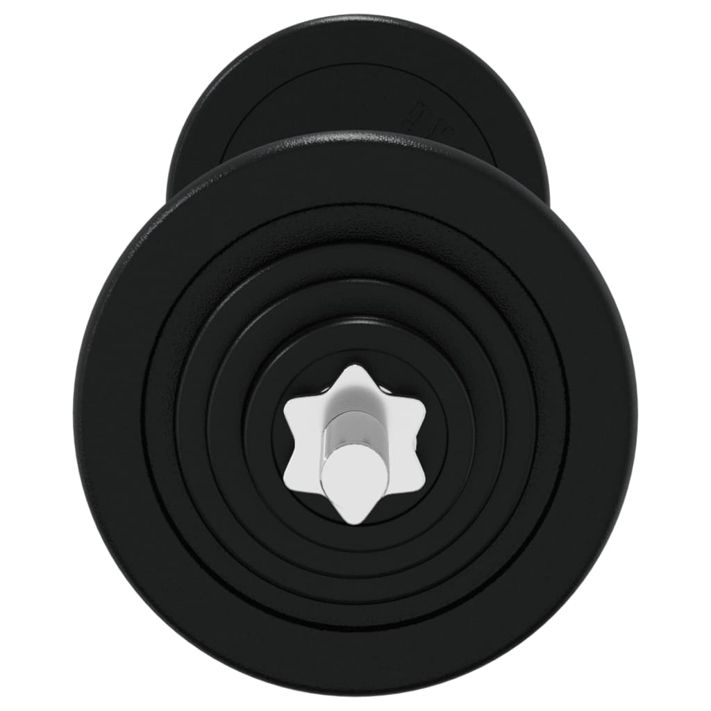Set De Halteră Cu Discuri, 30 Kg, Fontă