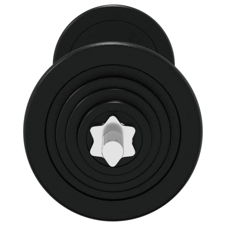 Set De Halteră Cu Discuri, 30 Kg, Fontă