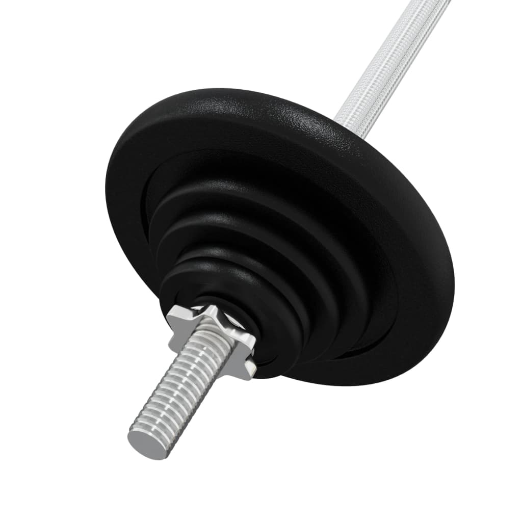 Set De Halteră Cu Discuri, 30 Kg, Fontă