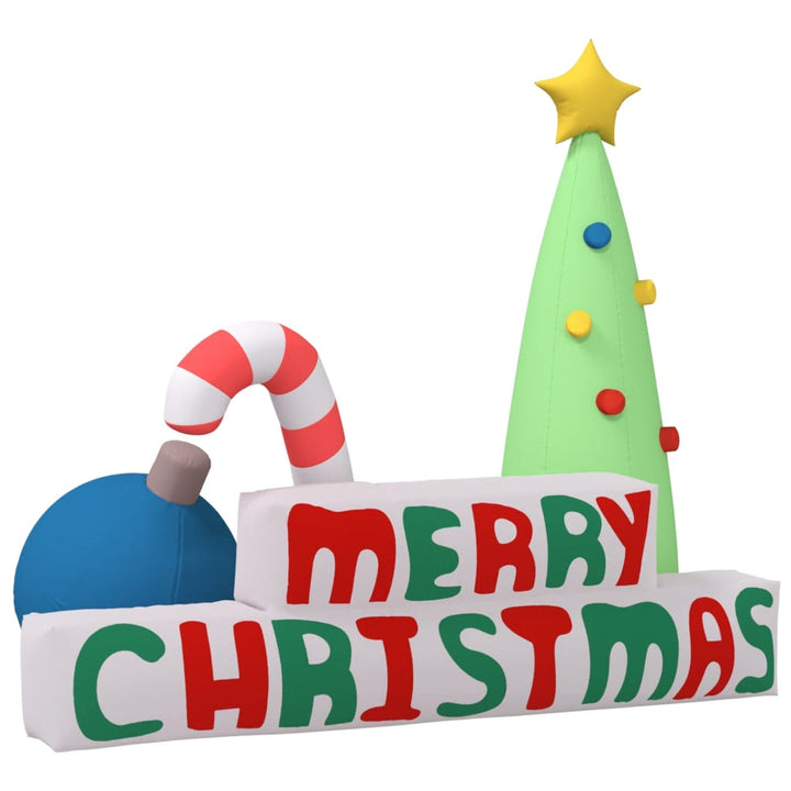 Decorațiune &quot;Merry Christmas&quot; Gonflabilă, Cu Led-Uri, 197 Cm