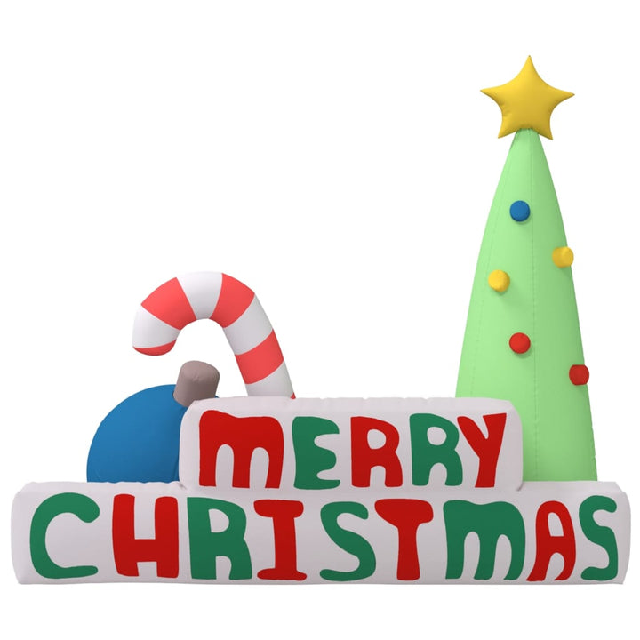Decorațiune &quot;Merry Christmas&quot; Gonflabilă, Cu Led-Uri, 197 Cm