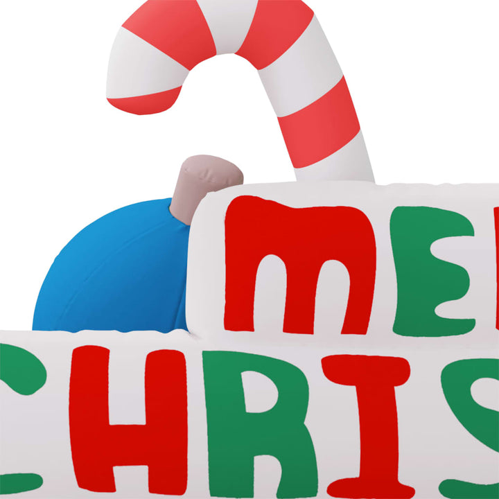Decorațiune &quot;Merry Christmas&quot; Gonflabilă, Cu Led-Uri, 197 Cm