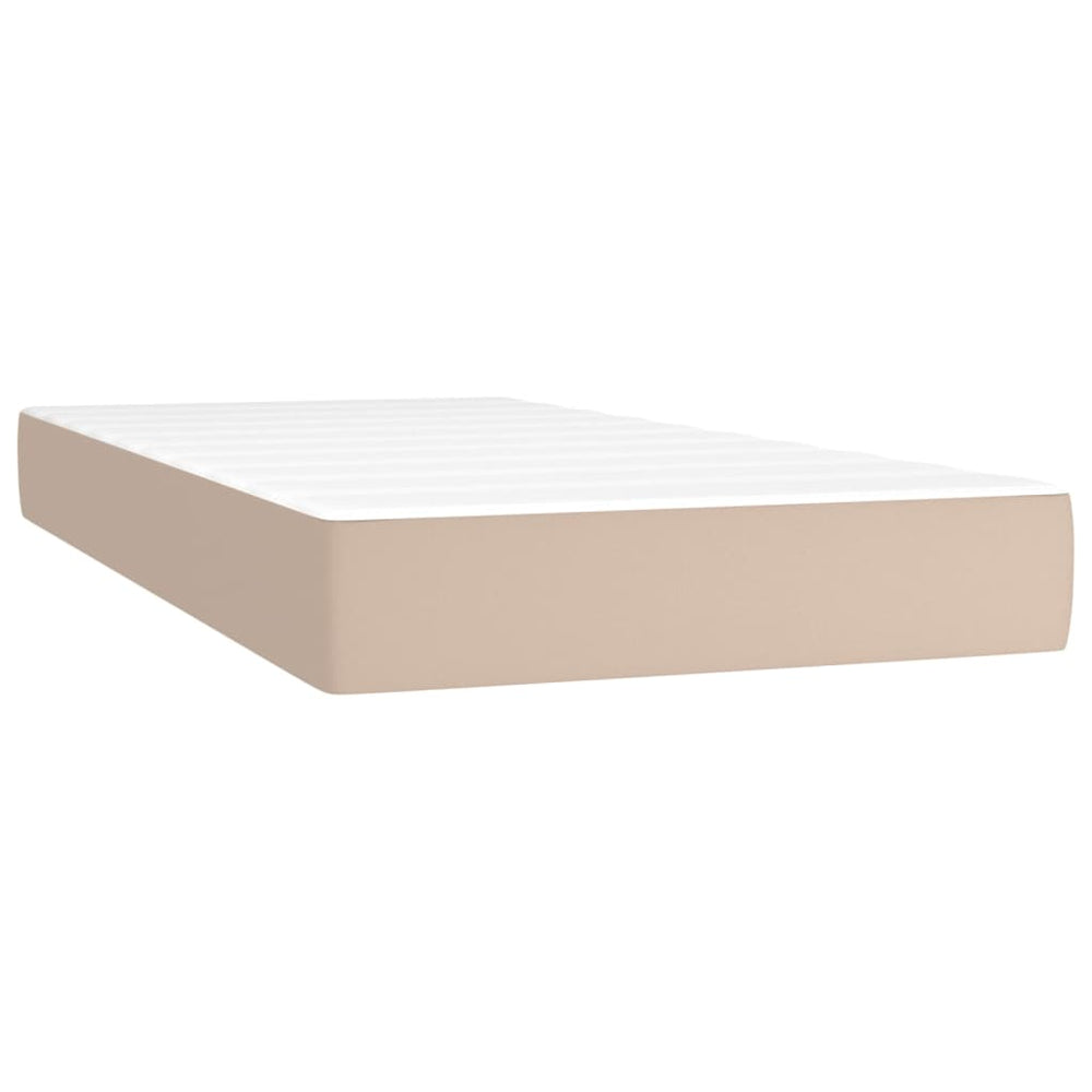 Saltea De Pat Cu Arcuri, , 100X200X20 Cm, Piele Eco