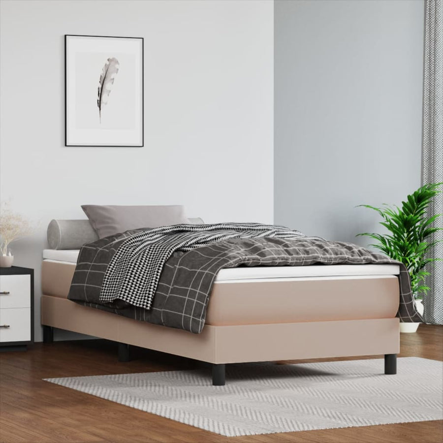 Saltea De Pat Cu Arcuri, , 100X200X20 Cm, Piele Eco