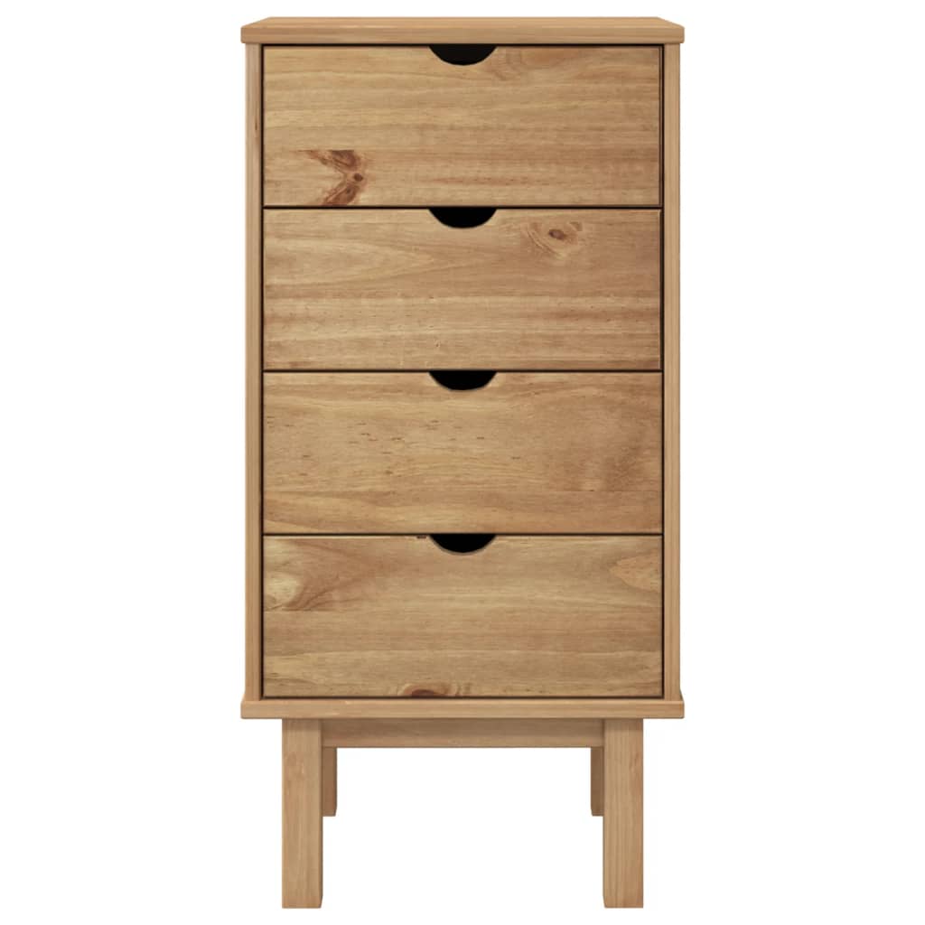 Dulap Cu Sertar &quot;Otta&quot;, 45X39X90Cm, Lemn Masiv De Pin