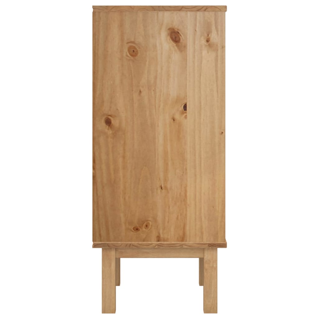 Dulap Cu Sertar Otta, Maro/Alb, 76,5X39,5X90 Cm, Lemn Masiv Pin
