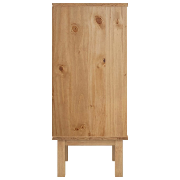 Dulap Cu Sertar Otta, Maro/Alb, 76,5X39,5X90 Cm, Lemn Masiv Pin