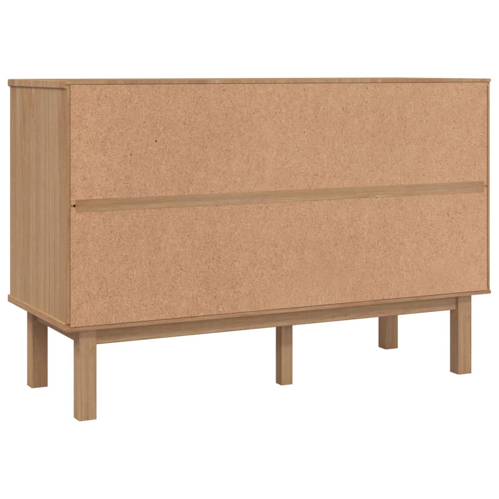 Dulap Cu Sertar Otta Maro/Alb, 111X43X73,5 Cm, Lemn Masiv Pin