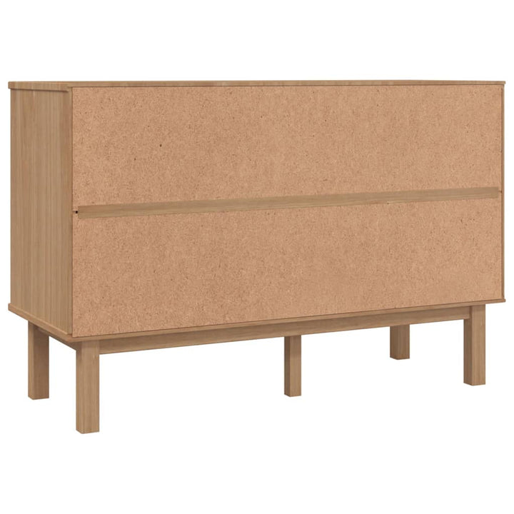 Dulap Cu Sertar Otta Maro/Alb, 111X43X73,5 Cm, Lemn Masiv Pin