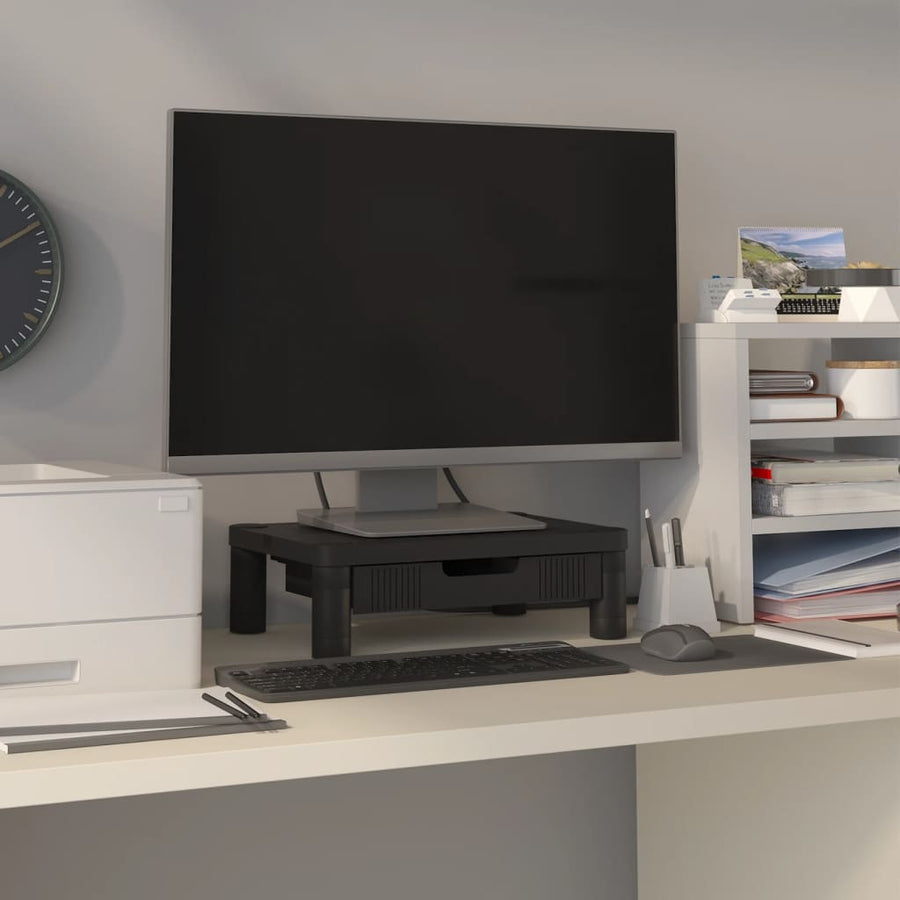 Suport Pentru Monitor, Negru, 43X30,5X13 Cm