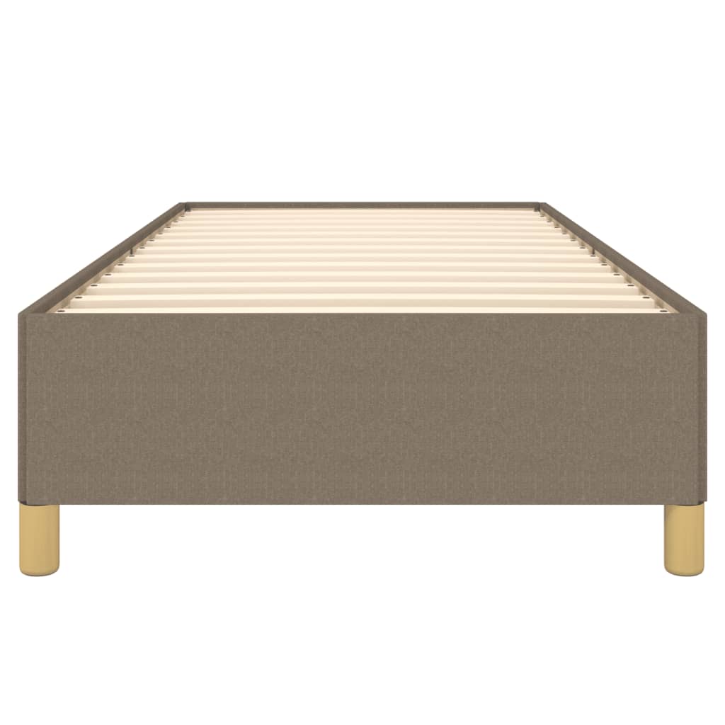 Cadru De Pat Fără Saltea Taupe 90X200 Cm Țesătură