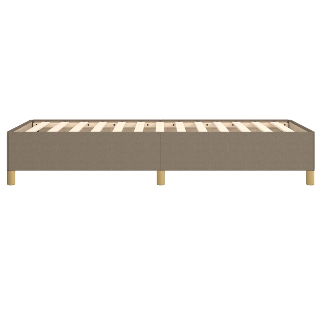 Cadru De Pat Fără Saltea Taupe 90X200 Cm Țesătură