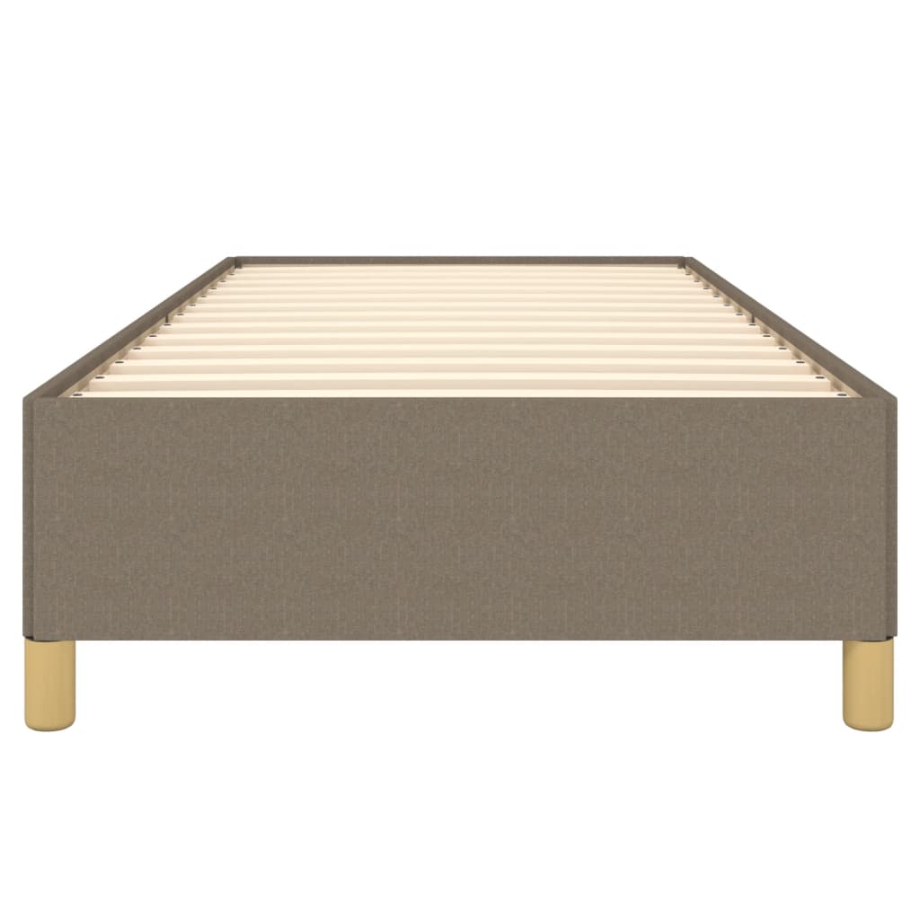 Cadru De Pat Fără Saltea, Gri Taupe, 100X200 Cm, Textil