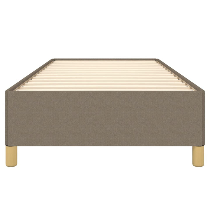 Cadru De Pat Fără Saltea, Gri Taupe, 100X200 Cm, Textil