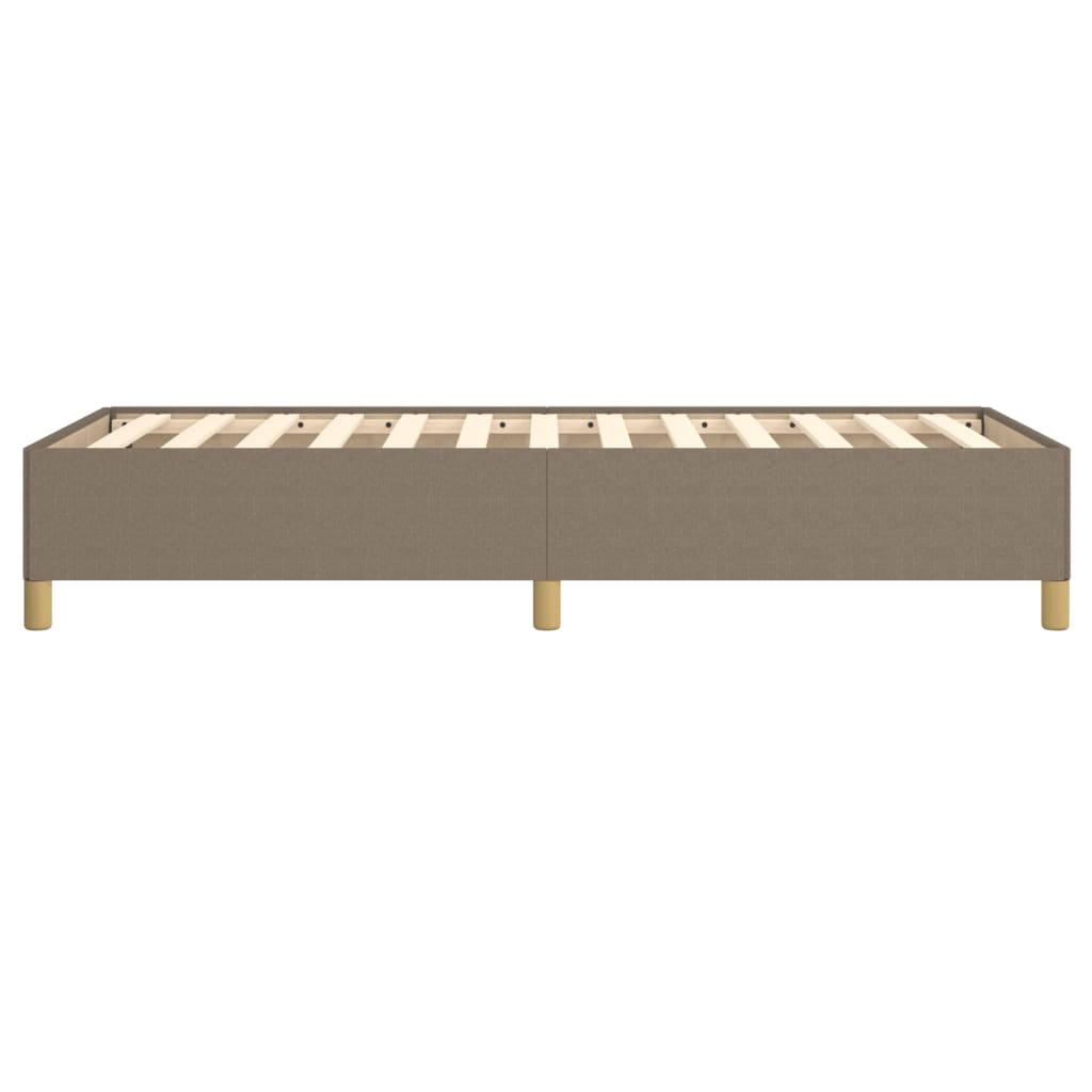 Cadru De Pat Fără Saltea, Gri Taupe, 100X200 Cm, Textil