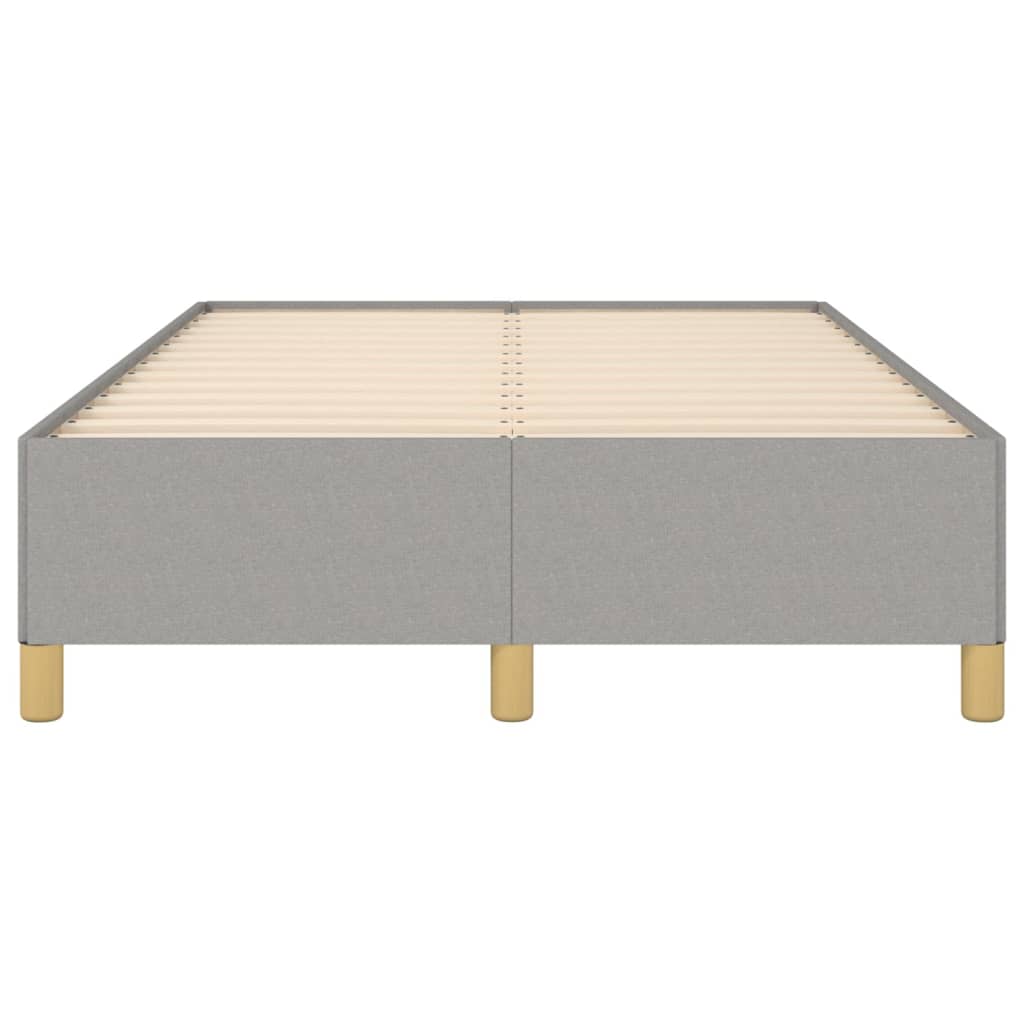 Cadru De Pat Fără Saltea, Gri Deschis, 120X200 Cm, Textil