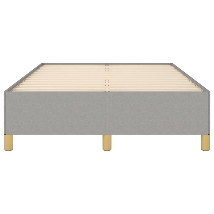 Cadru De Pat Fără Saltea, Gri Deschis, 120X200 Cm, Textil