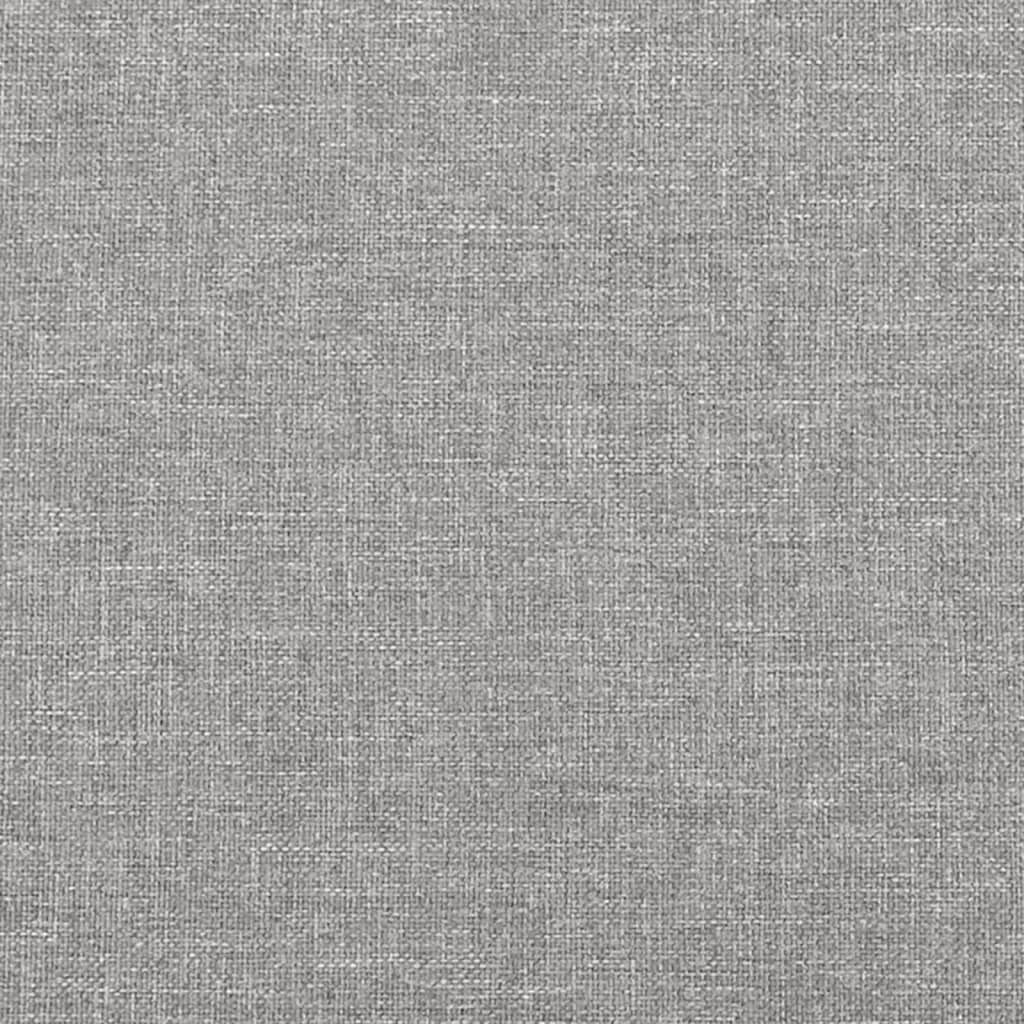 Cadru De Pat Fără Saltea, Gri Deschis, 120X200 Cm, Textil