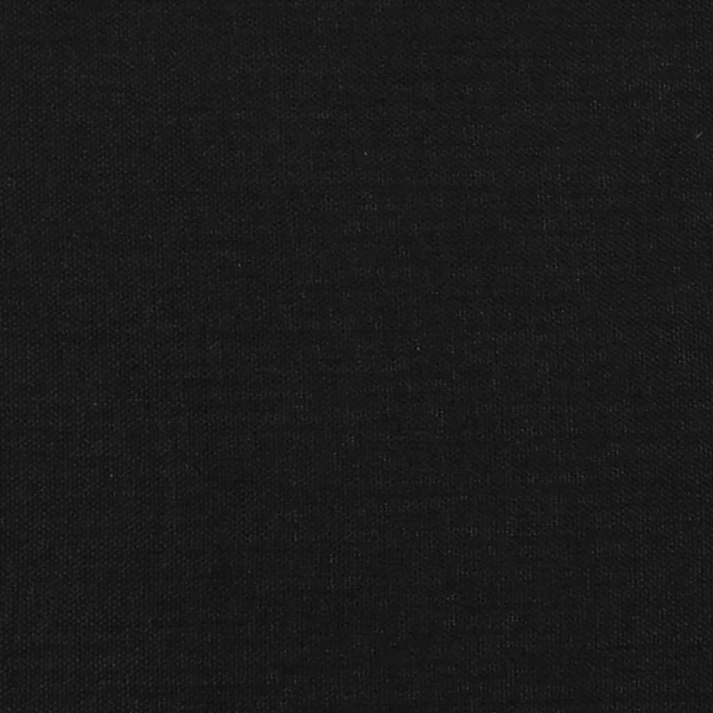 Cadru De Pat Fără Saltea, Negru, 120X200 Cm, Textil