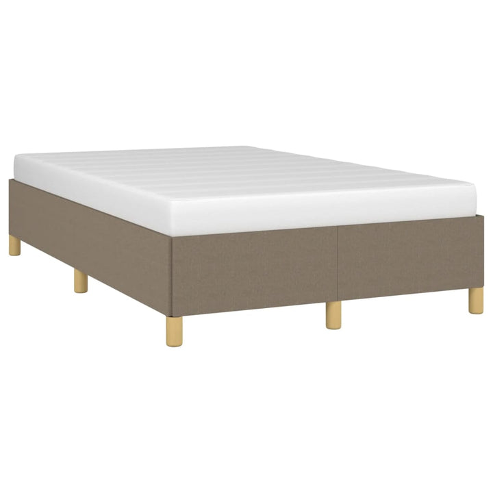 Cadru De Pat Fără Saltea, Gri Taupe, 120X200 Cm, Textil