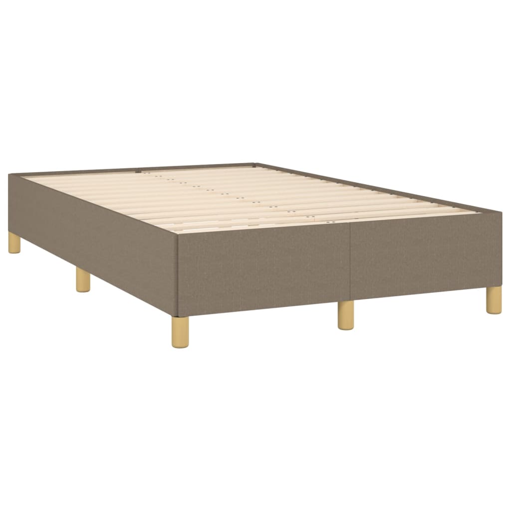 Cadru De Pat Fără Saltea, Gri Taupe, 120X200 Cm, Textil