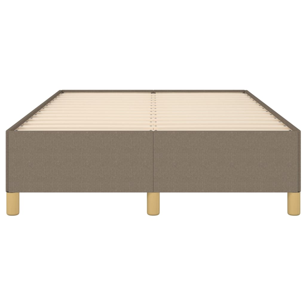 Cadru De Pat Fără Saltea, Gri Taupe, 120X200 Cm, Textil
