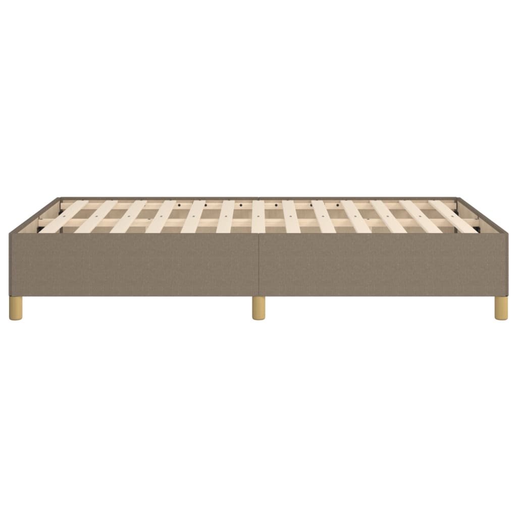 Cadru De Pat Fără Saltea, Gri Taupe, 120X200 Cm, Textil