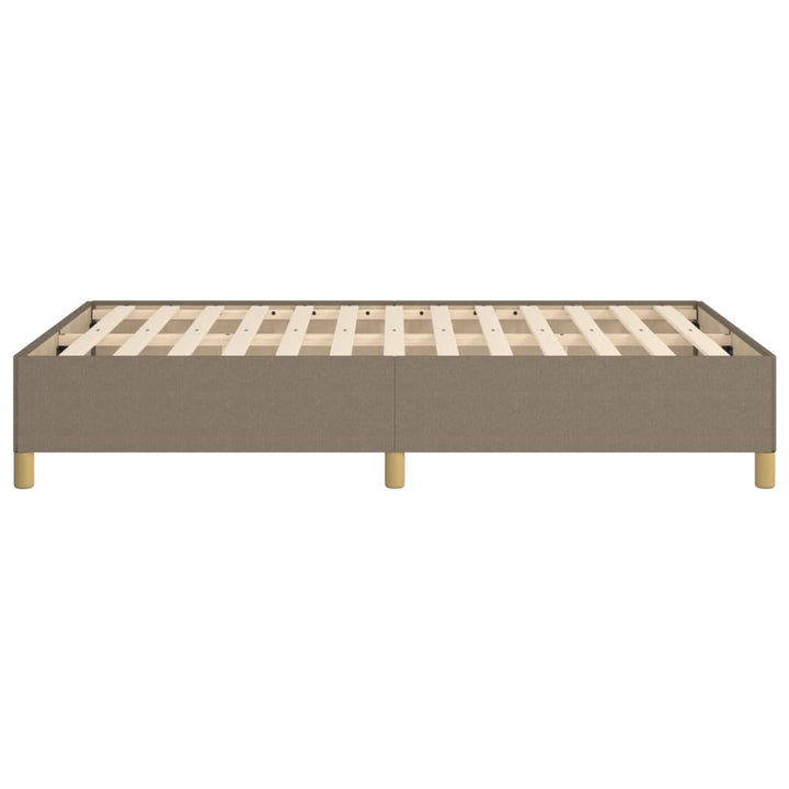 Cadru De Pat Fără Saltea, Gri Taupe, 120X200 Cm, Textil
