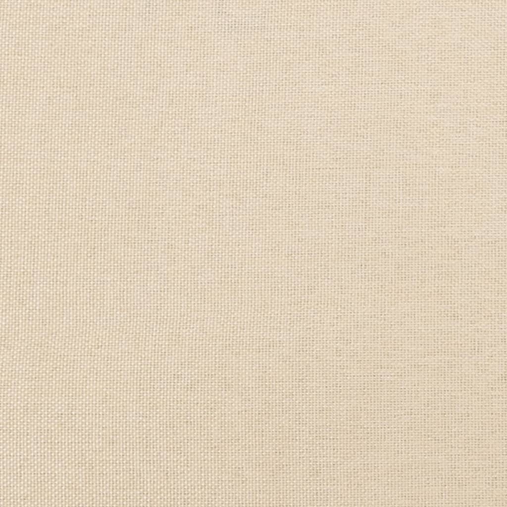 Cadru De Pat Fără Saltea, Crem, 120X200 Cm, Textil