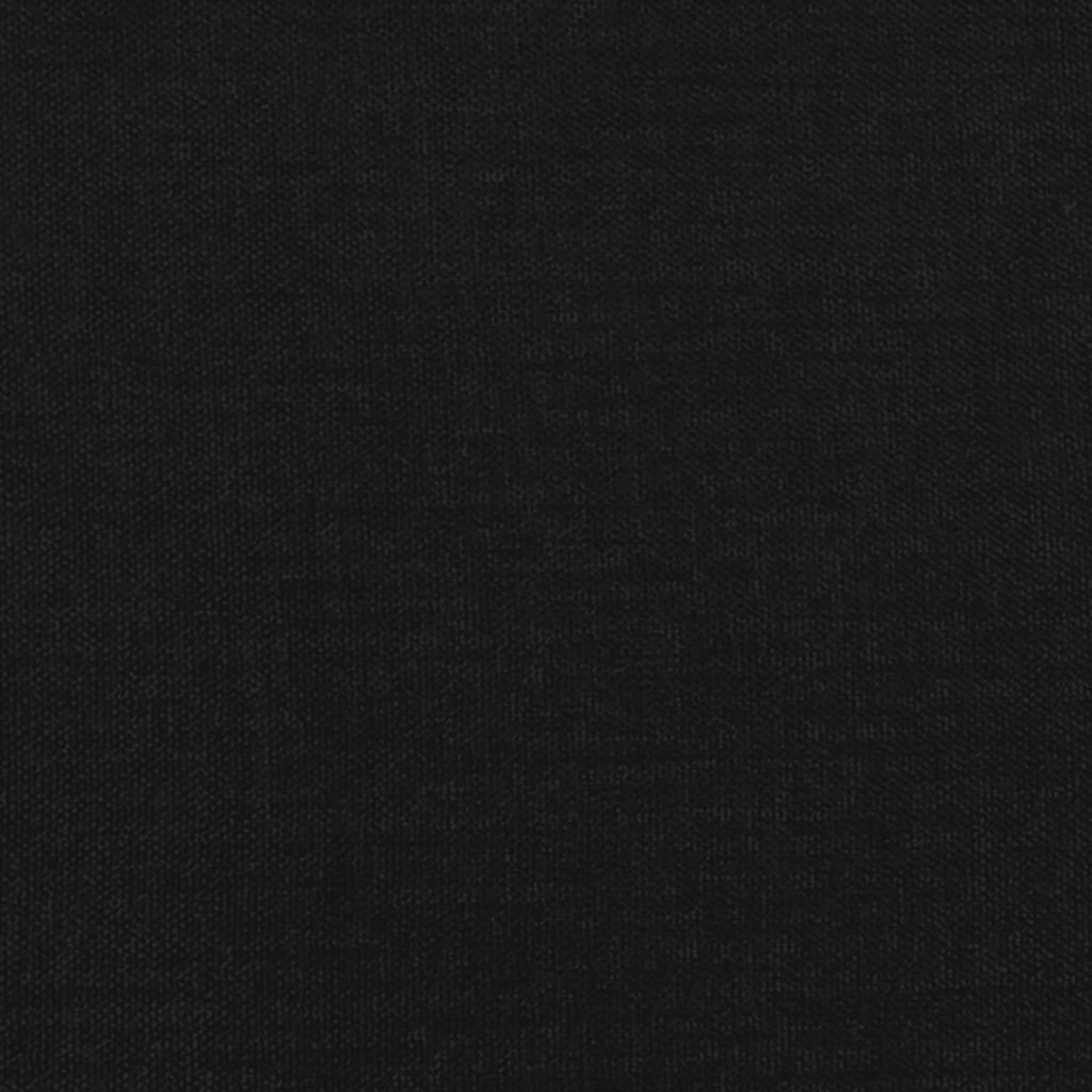 Cadru De Pat Fără Saltea, Negru, 140X200 Cm, Textil
