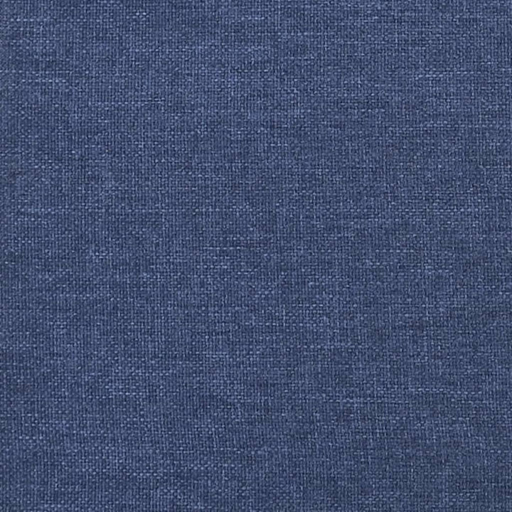 Cadru De Pat Fără Saltea, Albastru, 160X200 Cm, Textil
