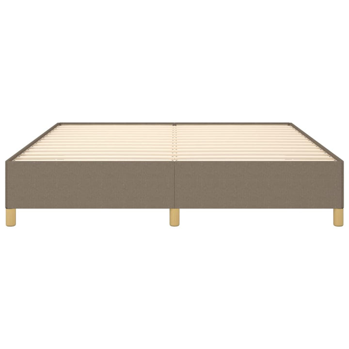 Cadru De Pat Fără Saltea, Gri Taupe, 180X200 Cm, Textil