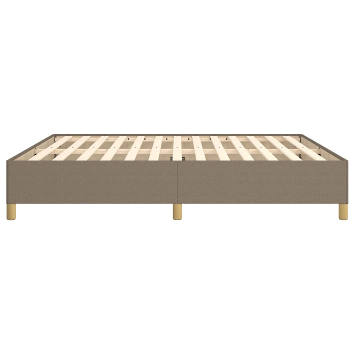 Cadru De Pat Fără Saltea, Gri Taupe, 180X200 Cm, Textil