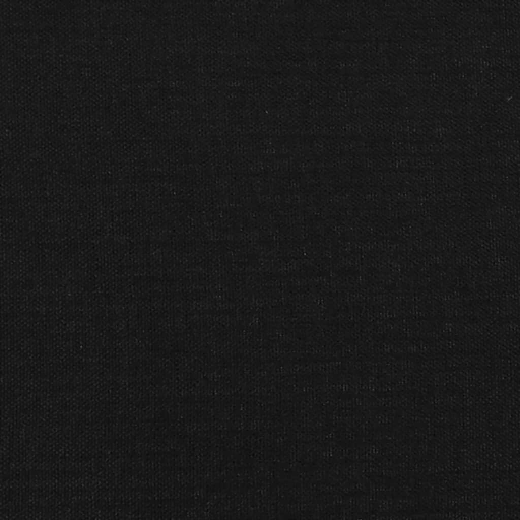 Cadru De Pat Fără Saltea, Negru, 200X200 Cm, Textil