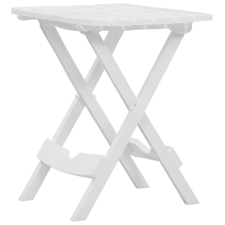 Set De Mobilier Pentru Grădină, 3 Piese, Alb, Polipropilenă