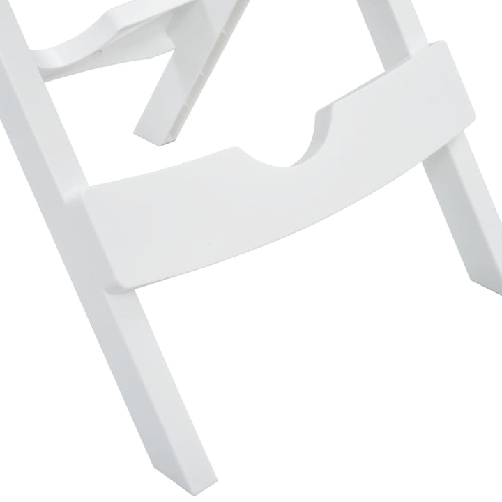 Set De Mobilier Pentru Grădină, 3 Piese, Alb, Polipropilenă