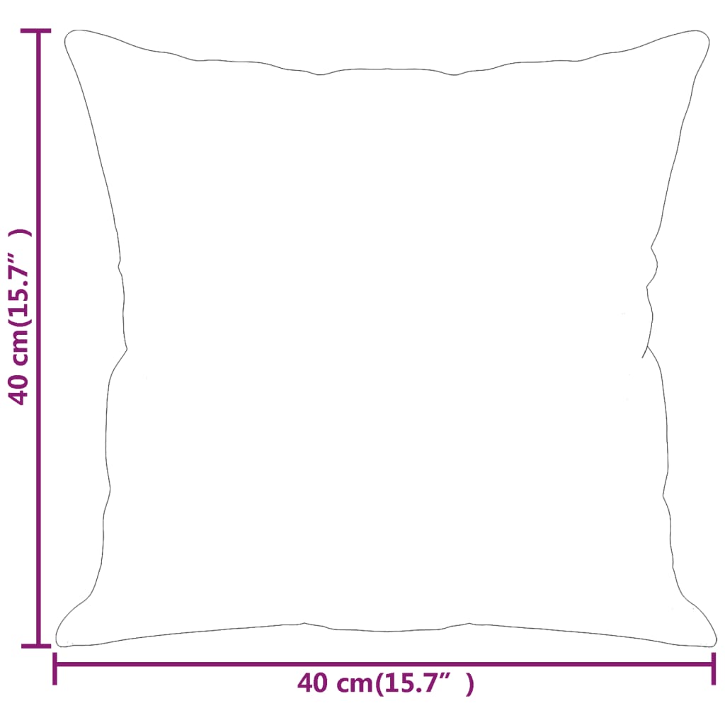 Perne Decorative, 2 Buc., Roșu Vin, 40X40 Cm, Piele Ecologică