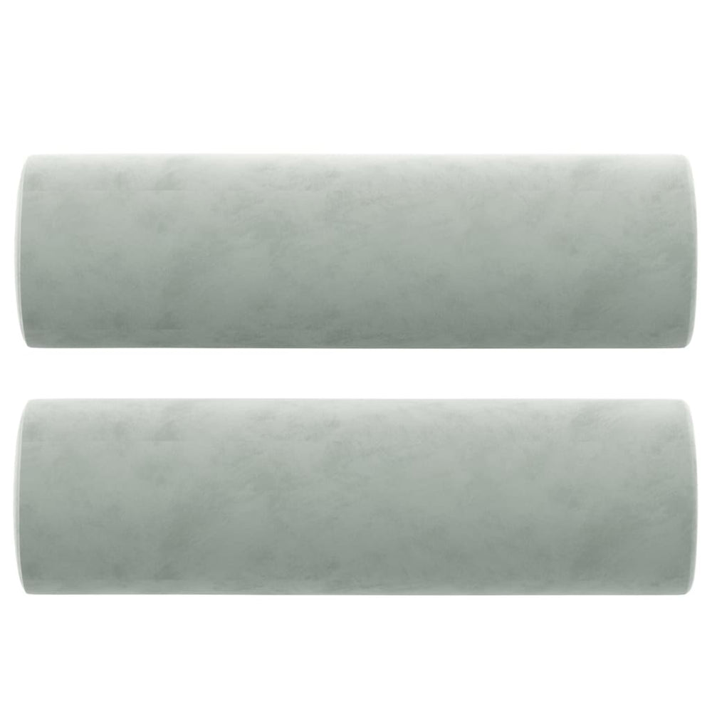 Perne Decorative, 2 Buc., , Ø15X50 Cm, Catifea