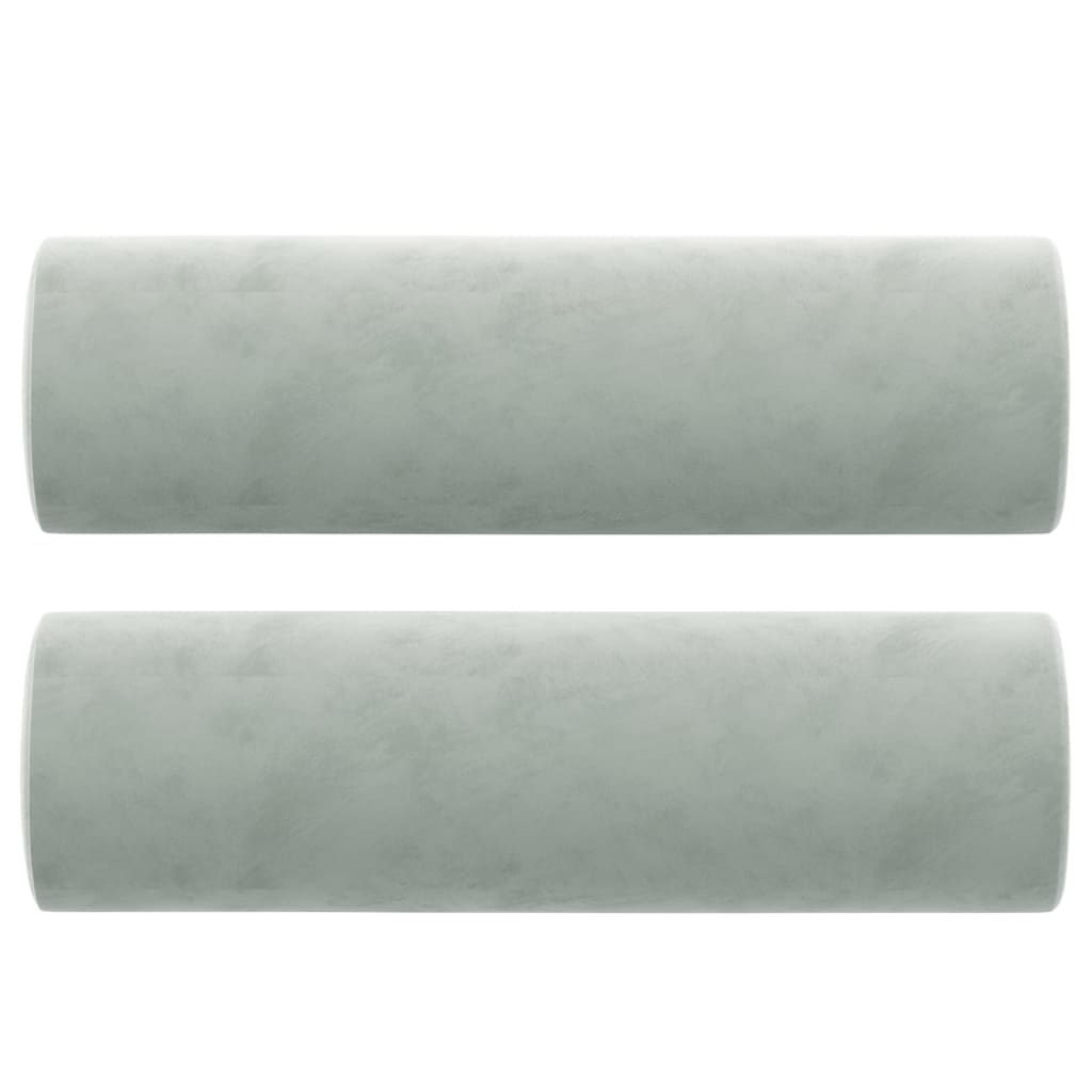 Perne Decorative, 2 Buc., , Ø15X50 Cm, Catifea