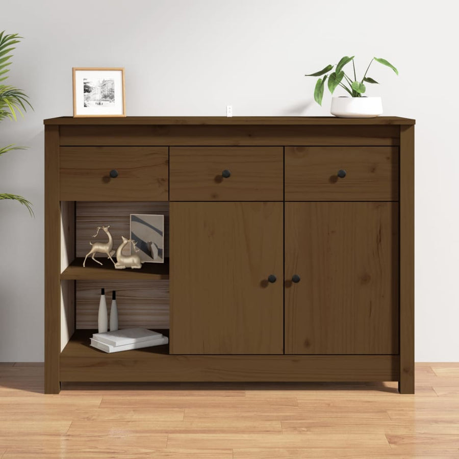 Servantă, , 100X35X74 Cm, Lemn Masiv De Pin