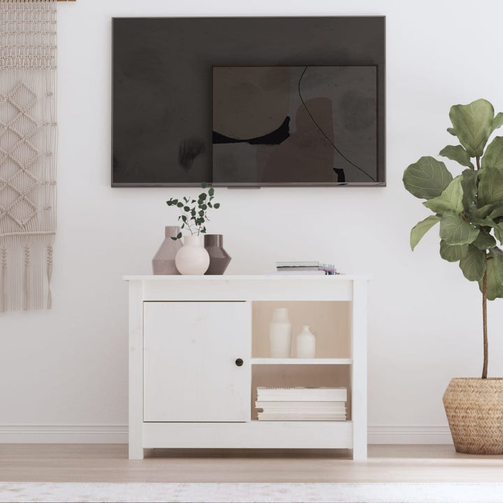 Comodă Tv, , 70X36,5X52 Cm, Lemn Masiv De Pin