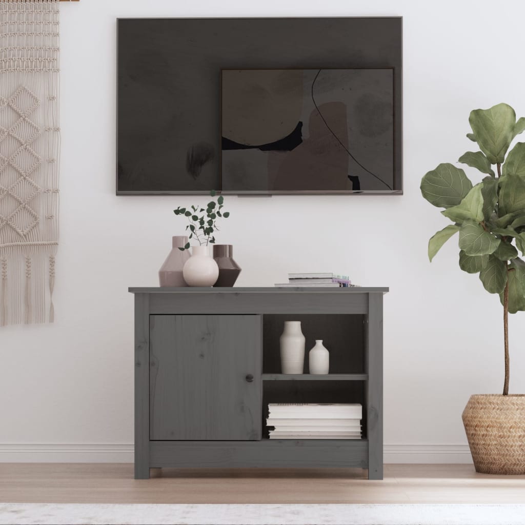 Comodă Tv, , 70X36,5X52 Cm, Lemn Masiv De Pin