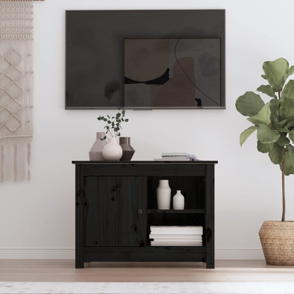 Comodă Tv, , 70X36,5X52 Cm, Lemn Masiv De Pin