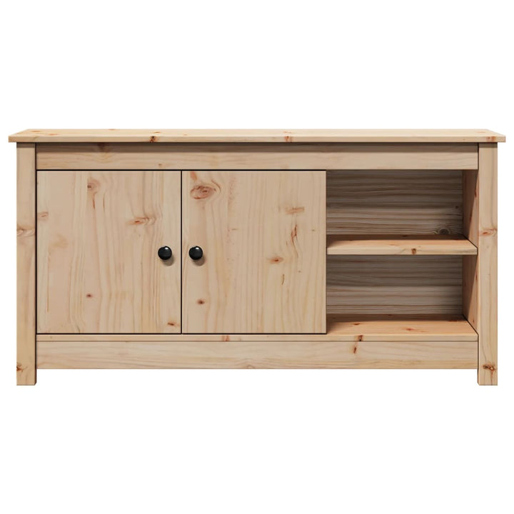 Comodă Tv, 103X36,5X52 Cm, Lemn Masiv De Pin