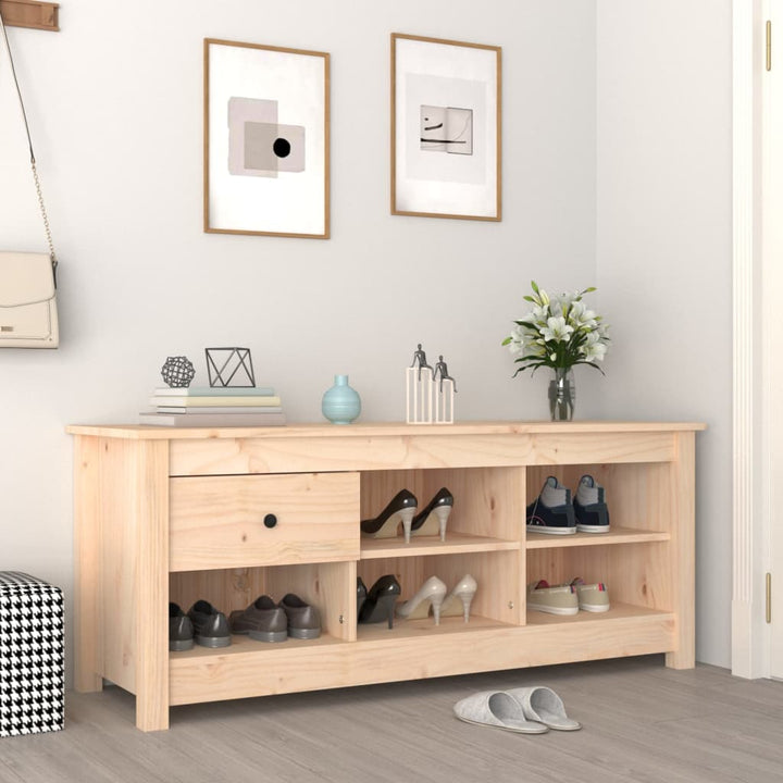 Dulap Pentru Pantofi, , 110X38X45,5 Cm, Lemn Masiv Pin