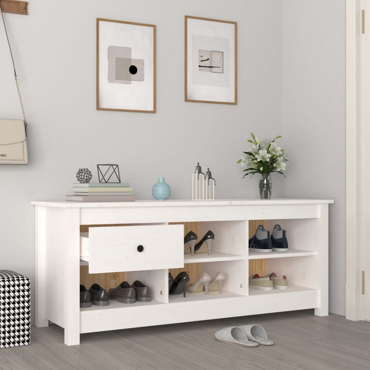 Dulap Pentru Pantofi, , 110X38X45,5 Cm, Lemn Masiv Pin
