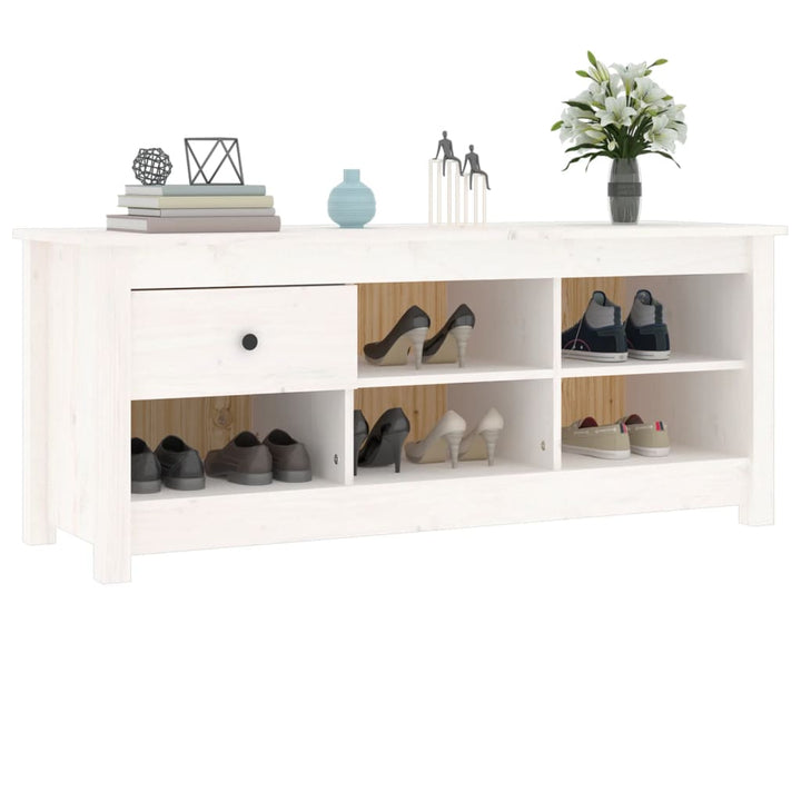 Dulap Pentru Pantofi, , 110X38X45,5 Cm, Lemn Masiv Pin